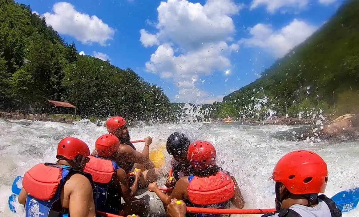 Quest Expeditions white-water rafting down the Ocoee River