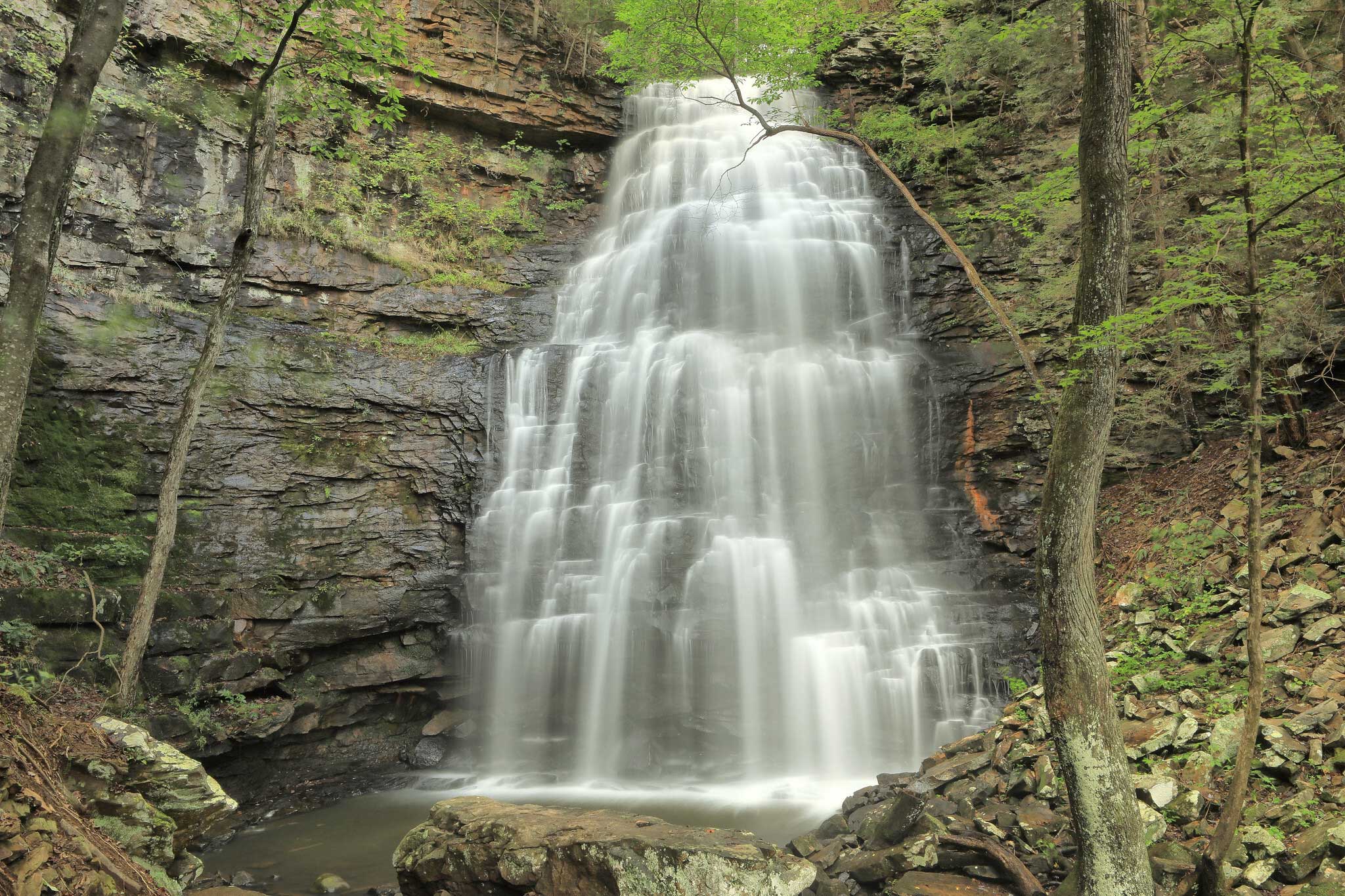 Denny Cove Falls in South Cumberland State Park, Marion County Tennessee